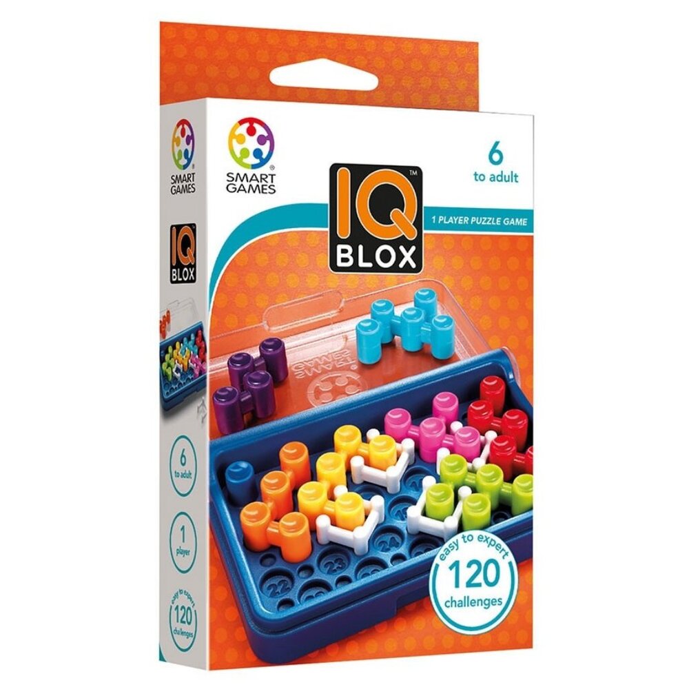 Smart Games IQ Blox - Brain Teasing Puzzle Game 120 Challenges New Sealed Age 6+